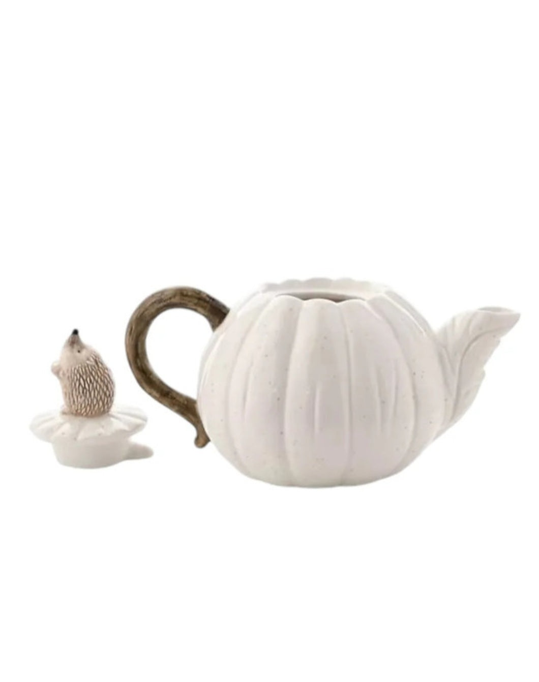 Ceramic Pumpkin Hedgehog Teapot - IMPERFECT