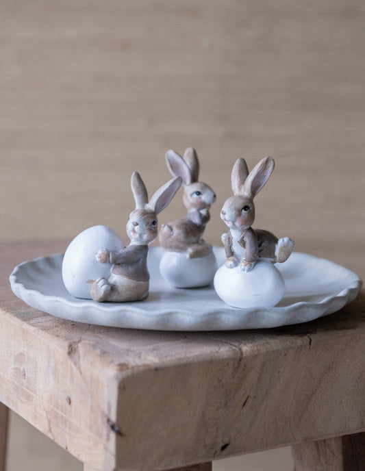 Trio of Spring Bunnies