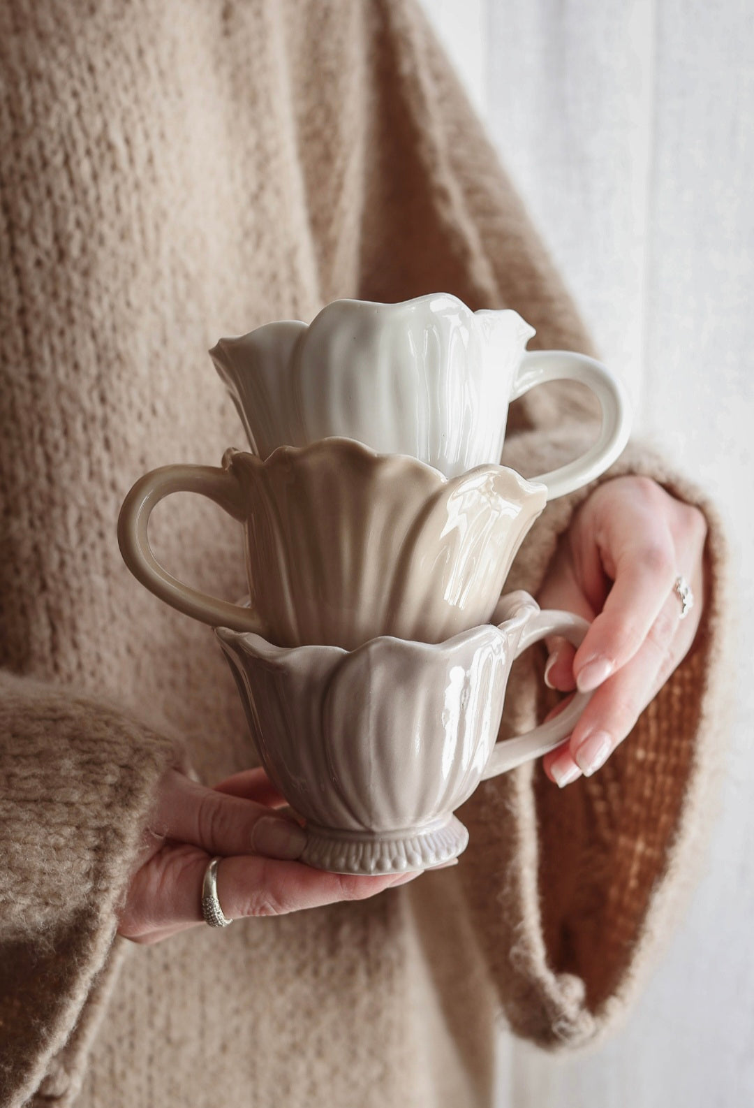 Bloom Tea Cup | Winter Blush