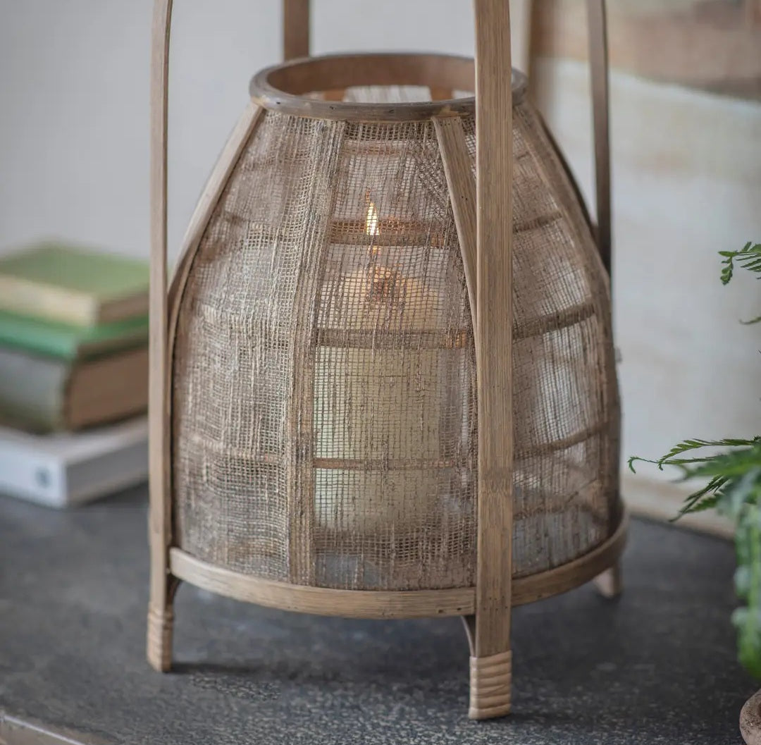Woven Handled Lantern