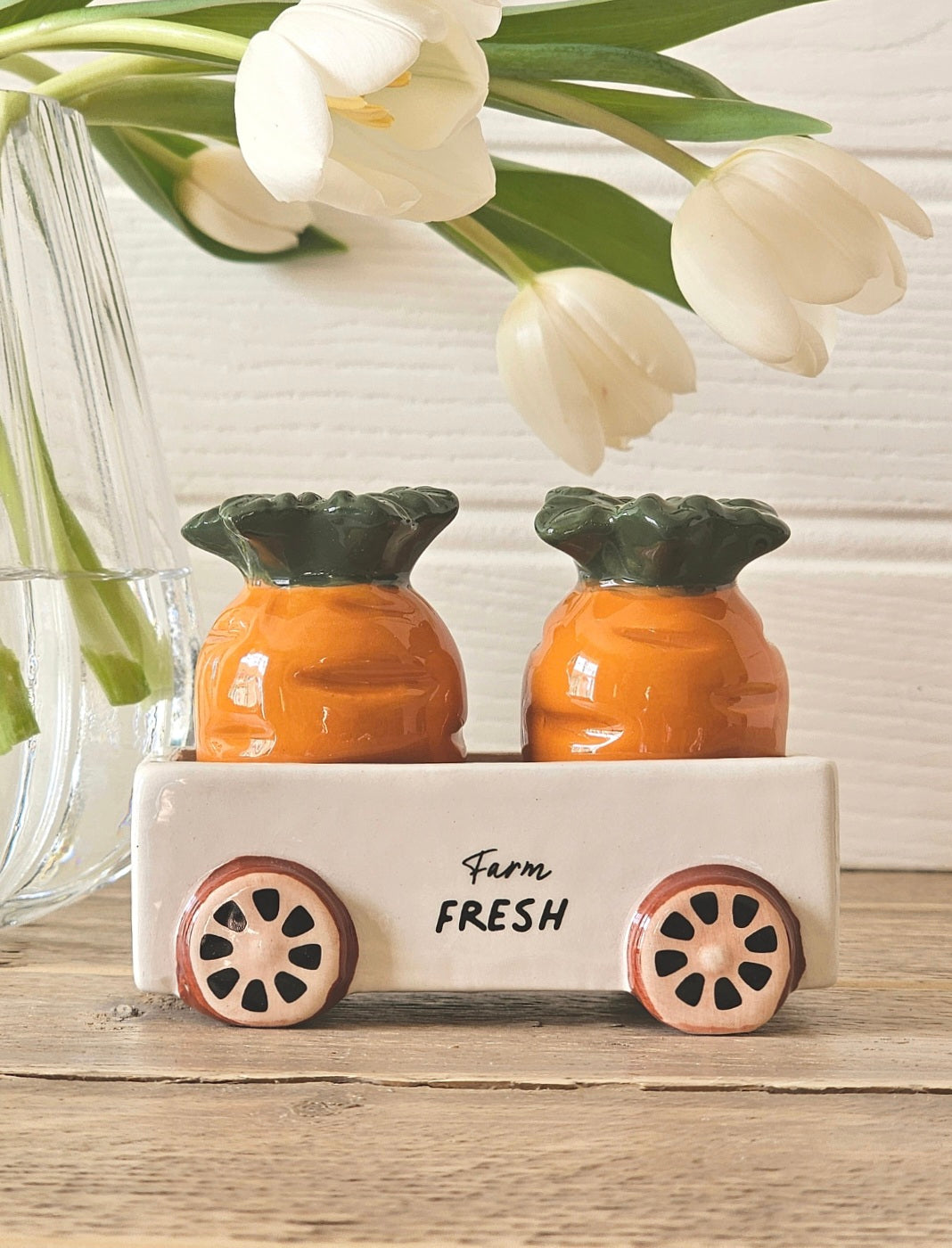 Country Cottage Carrot Salt & Pepper Shakers - IMPERFECT