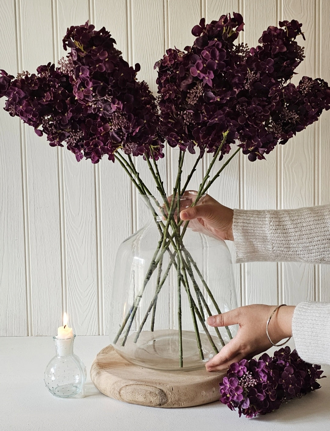 XL Hydria Glass Vase - IMPERFECT