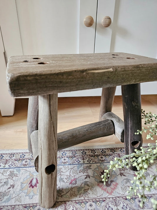 Little Rustic Milk Stool - IMPERFECT