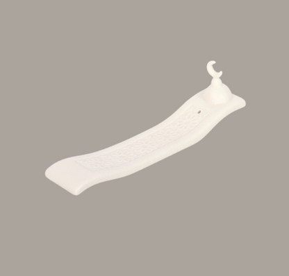 Crescent Moon Stoneware Incense Stick Holder