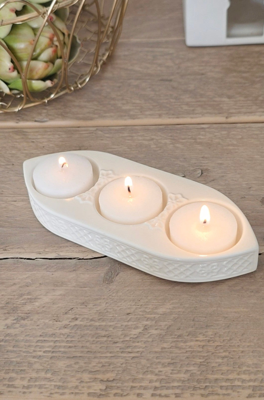 Triple Tealight Holder