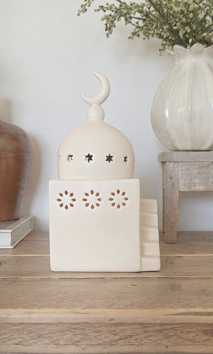 Crescent Moon Stoneware Mosque Burner