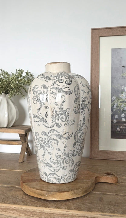 Large Vintage Style Vase