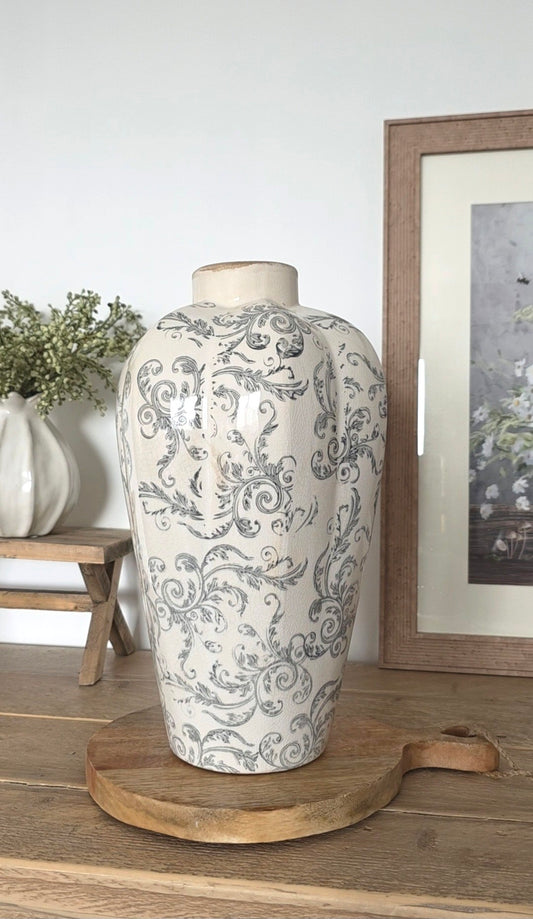 Large Vintage Style Vase