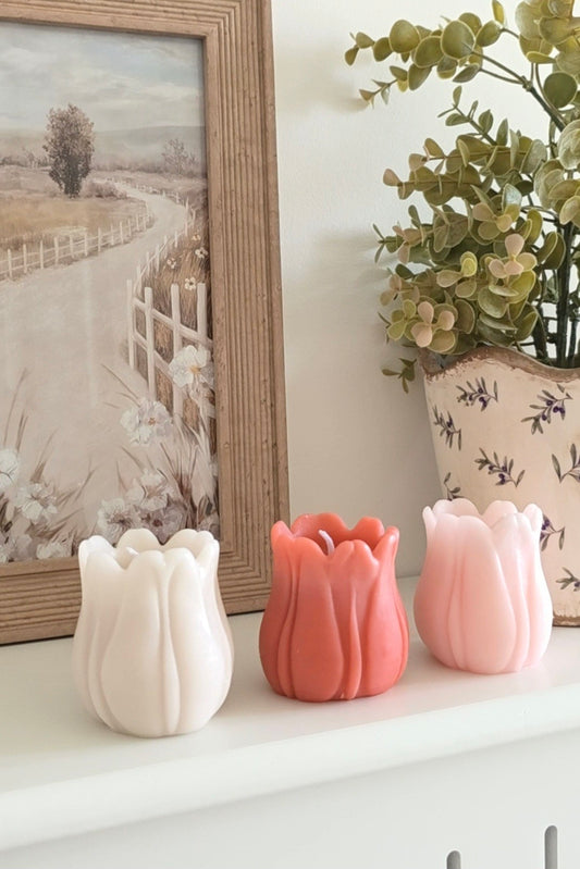 Tulip Candles | Set of 3