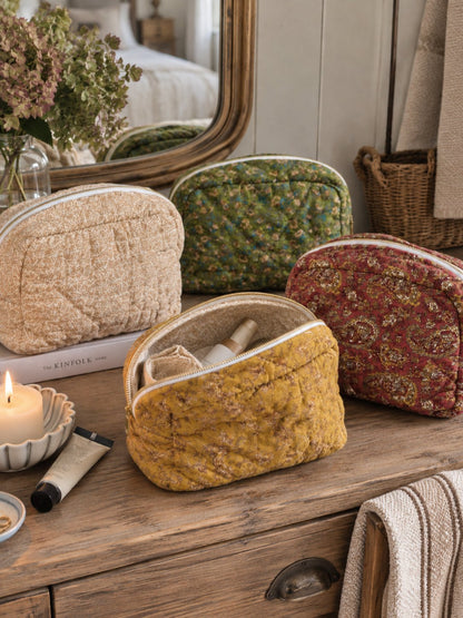 Quilted Pouch Bags | 4 Colours