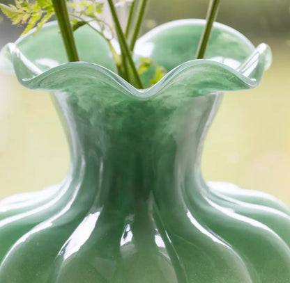 Jade Blossom Vase