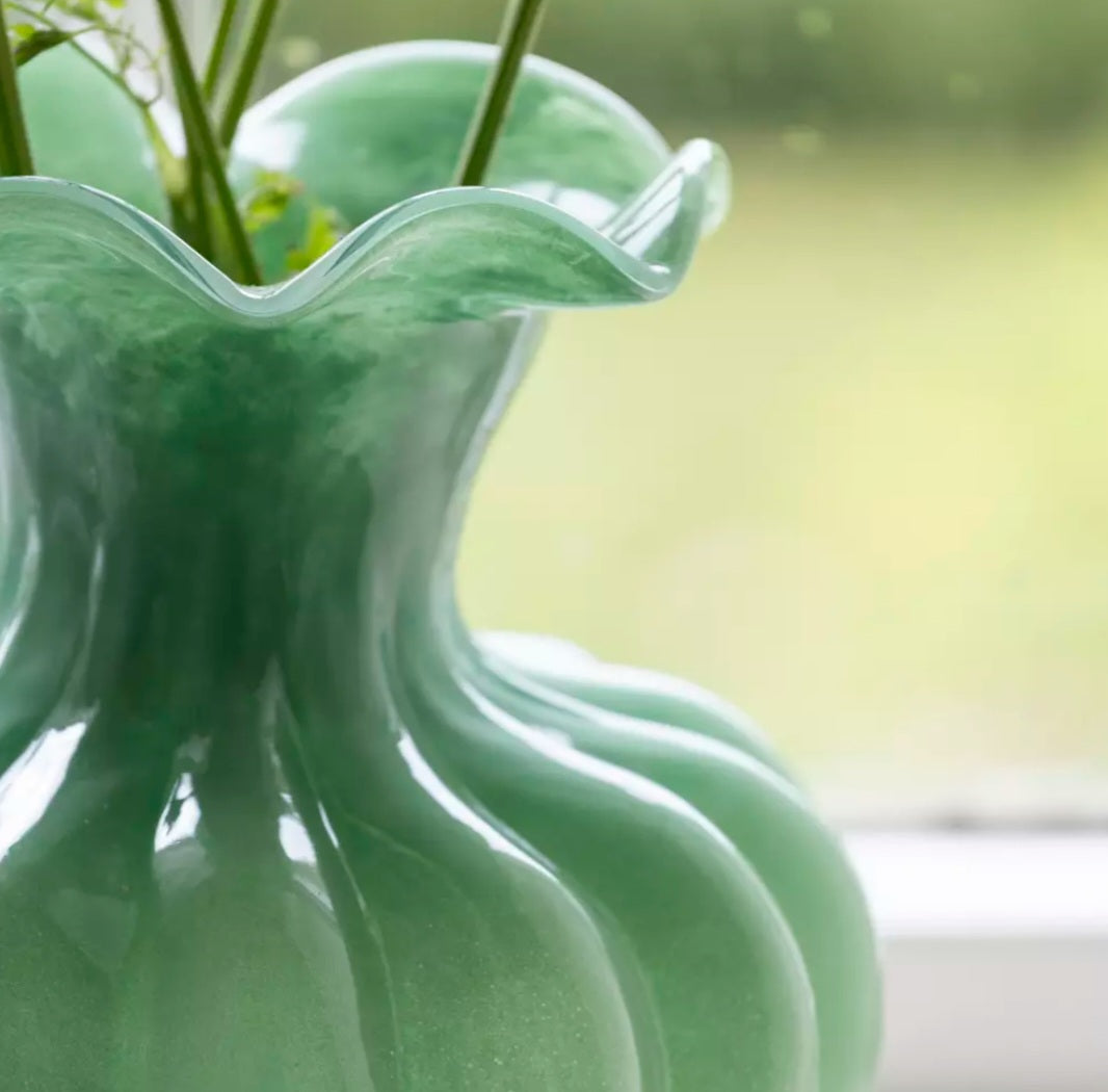 Jade Blossom Vase