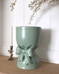 Sage Green Bow Vase