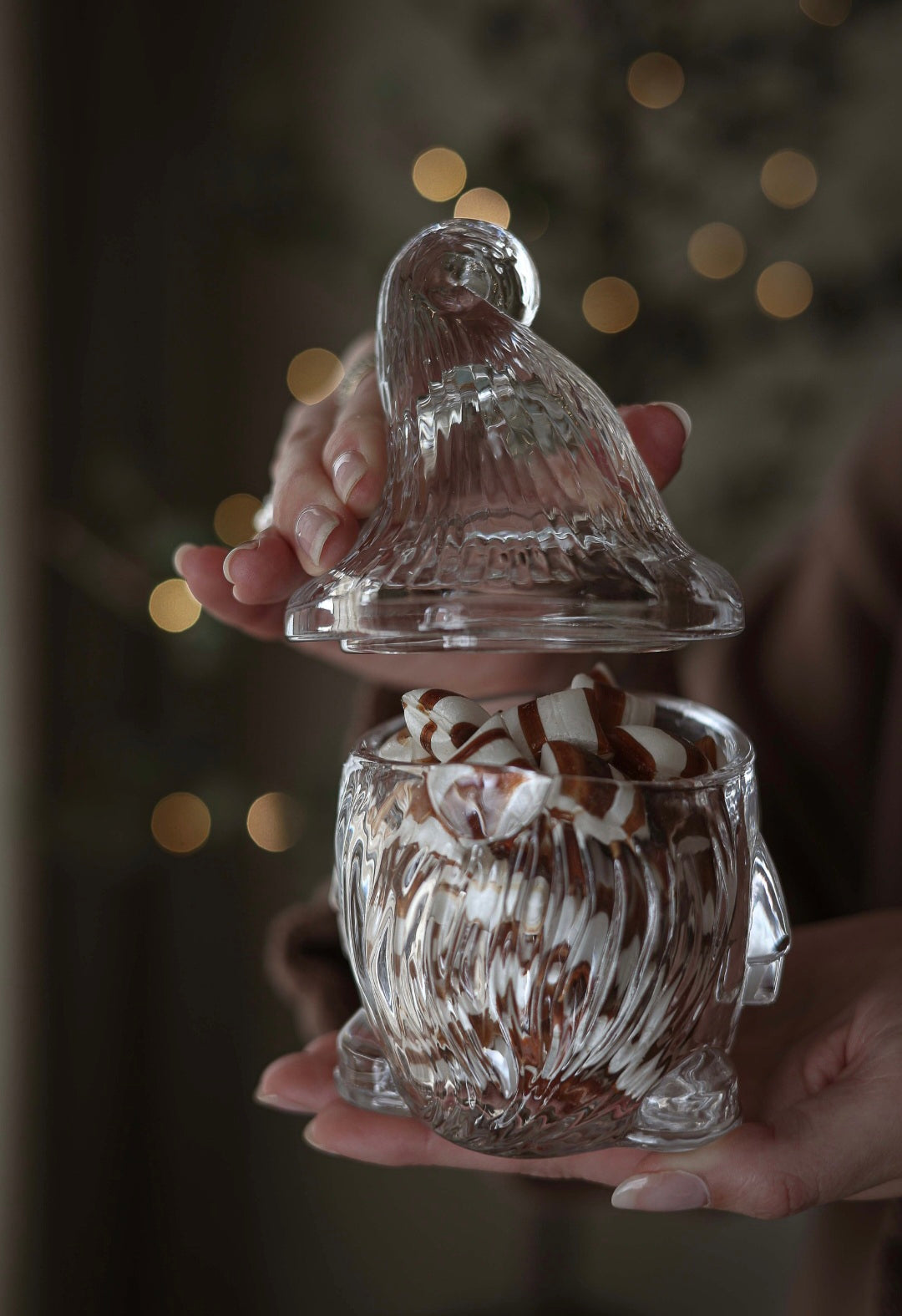 Santa Glass Jar