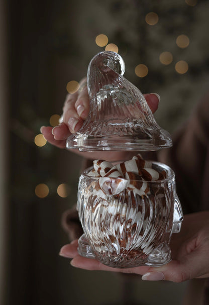 Santa Glass Jar