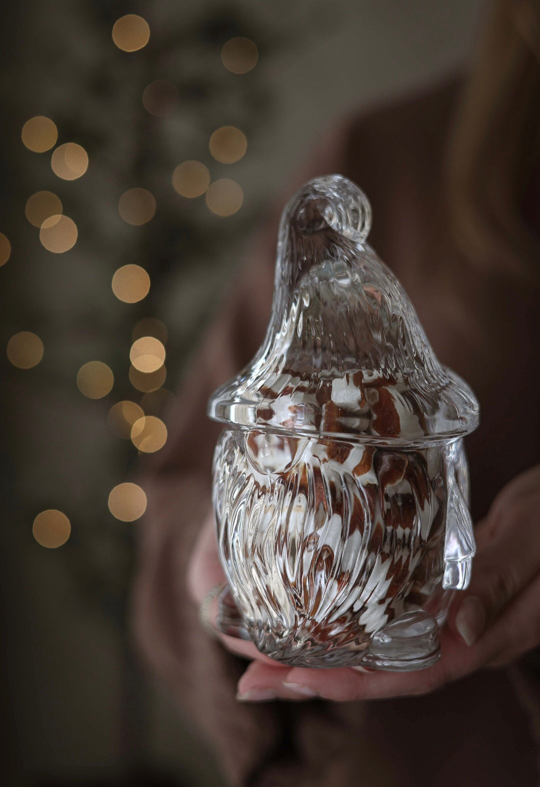 Santa Glass Jar