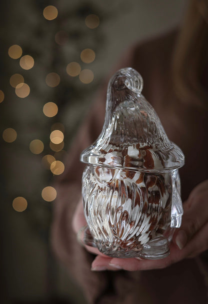 Santa Glass Jar