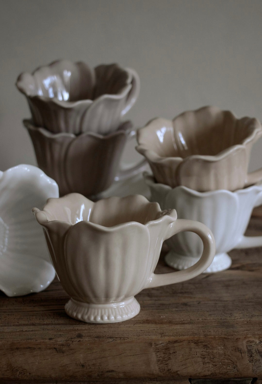 Bloom Tea Cup | Frosted Honey