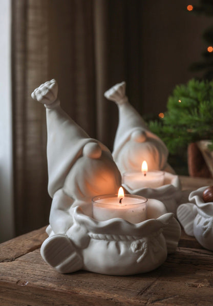 Sitting Santa Tealight Holder