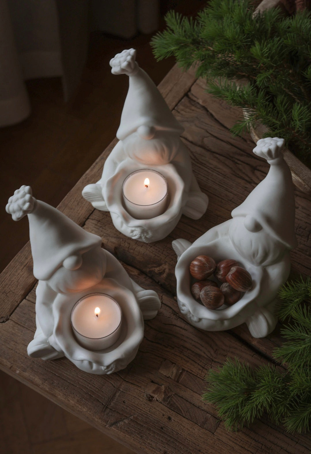 Sitting Santa Tealight Holder