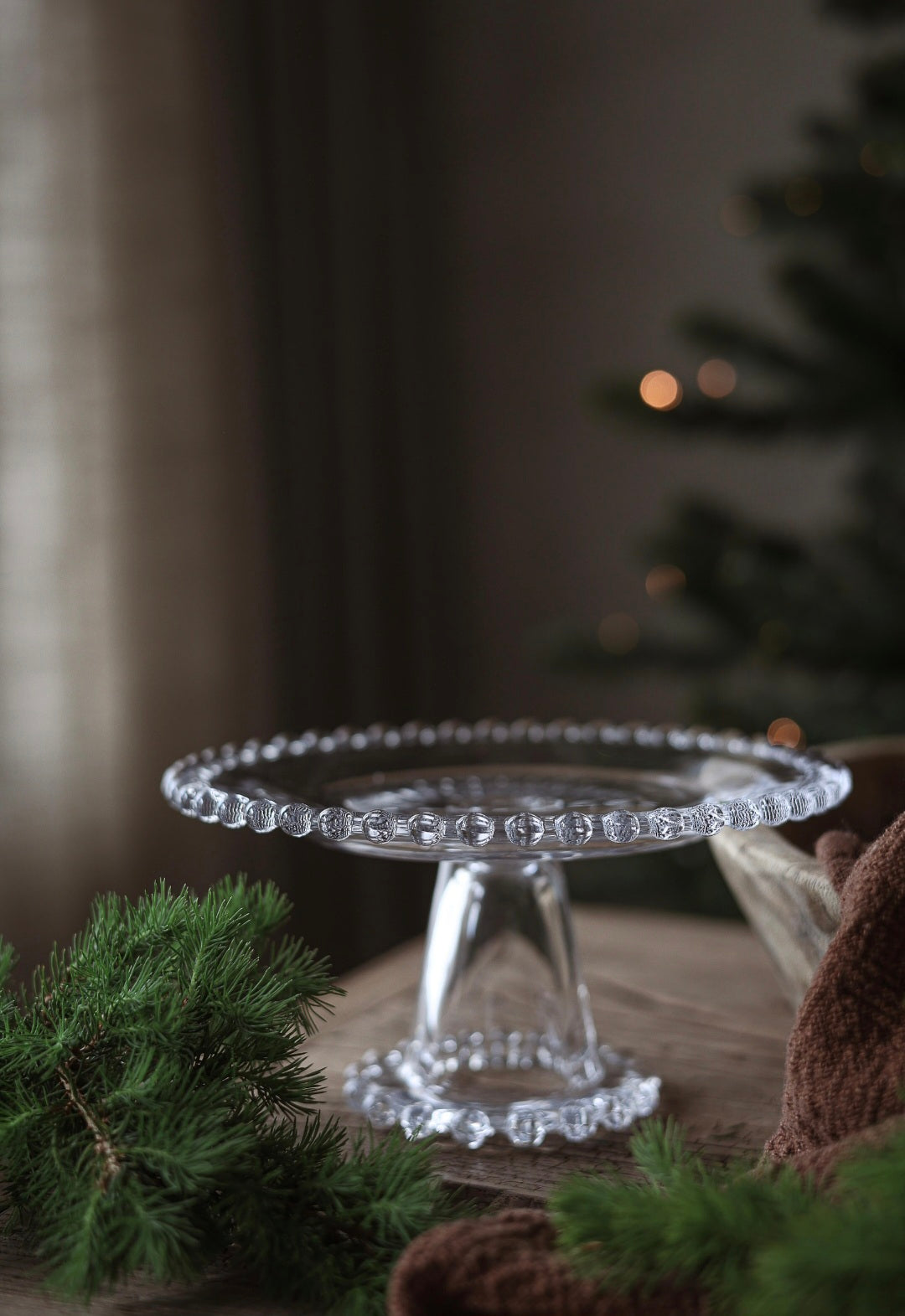 Heirloom Beaded Glass Stand