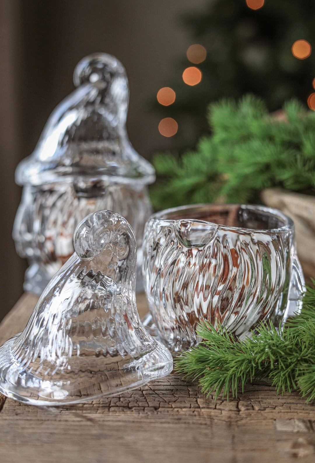 Santa Glass Jar