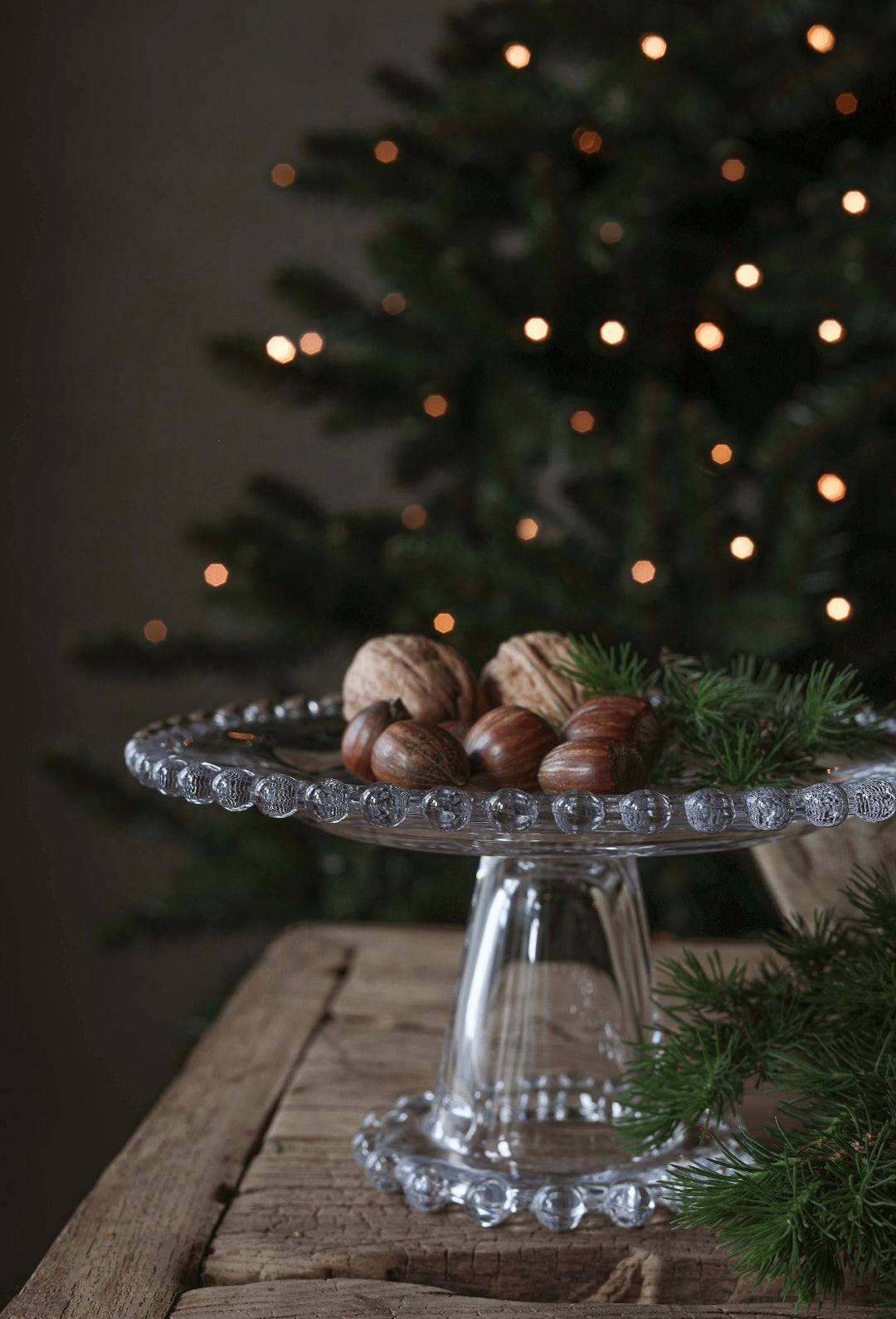 Heirloom Beaded Glass Stand