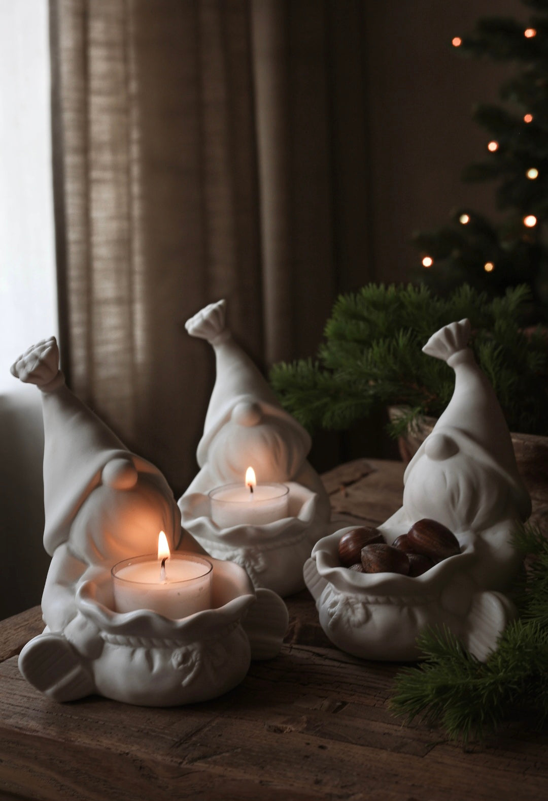 Sitting Santa Tealight Holder