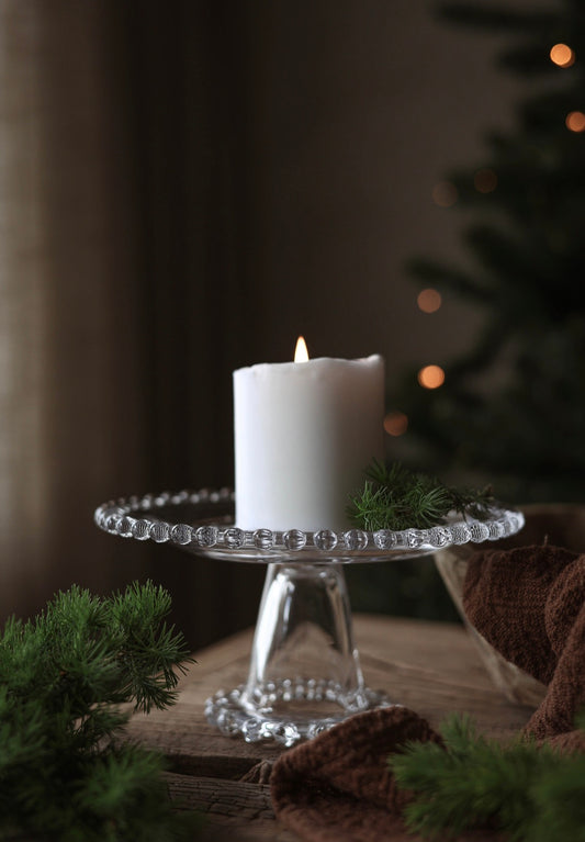 Heirloom Beaded Glass Stand