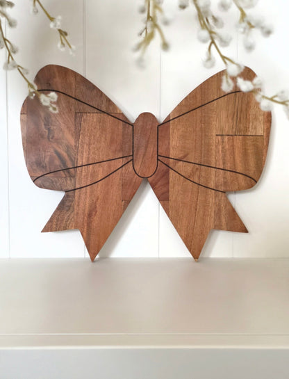 Rustic Wooden Bow Board