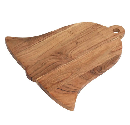 Rustic Christmas Bell Wooden Board