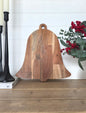 Rustic Christmas Bell Wooden Board