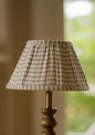 Hand Pleated Striped Shade
