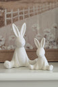 Set of Sitting Easter Bunnies