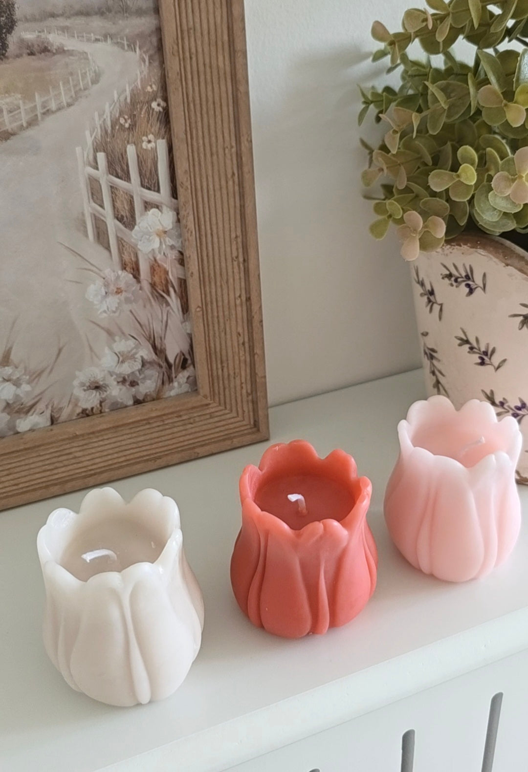 Tulip Candles | Set of 3