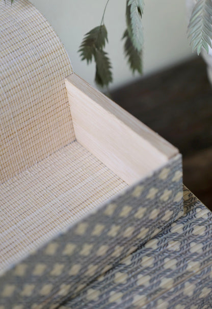 Set of 3 Bamboo Storage Boxes | Square