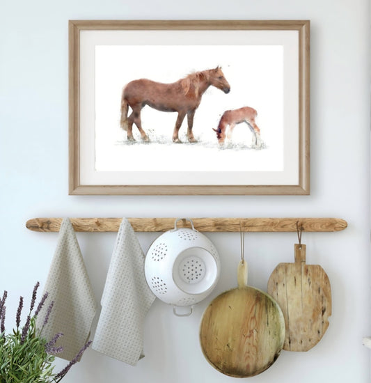 Suffolk Punch Print