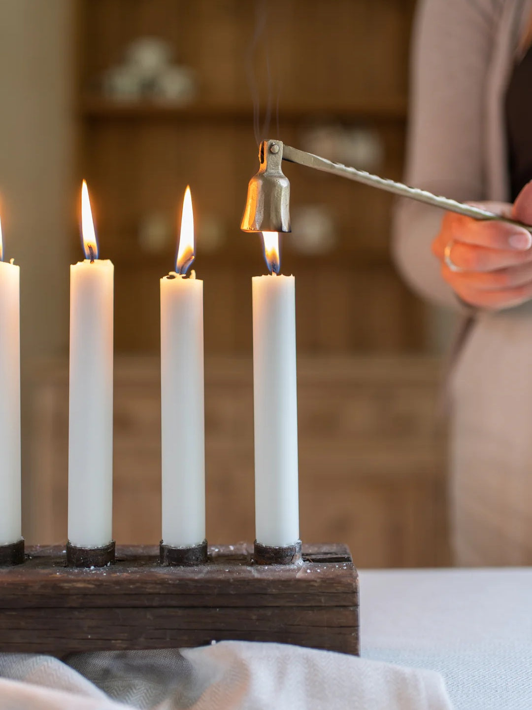 Forged Brass Candle Snuffer