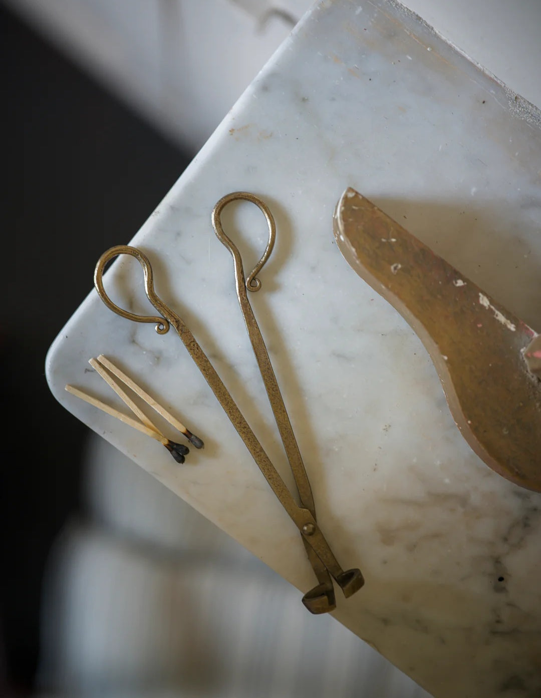 Antique Brass Wick Snips