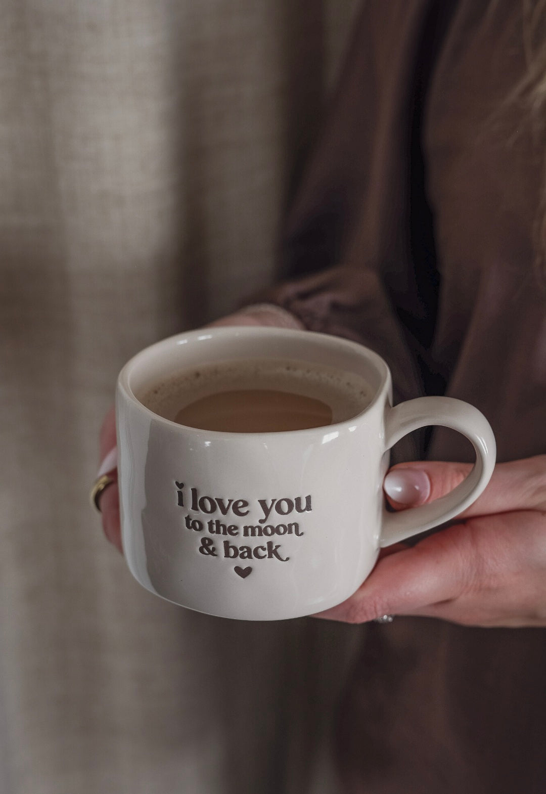 "To The Moon & Back" Stoneware Mug