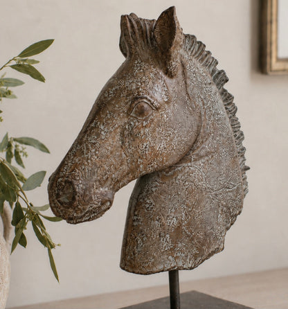 Horse Head Sculpture