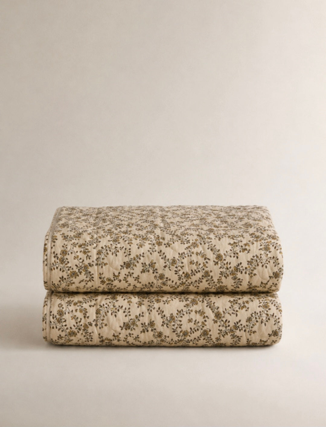 Floral Quilted Throw