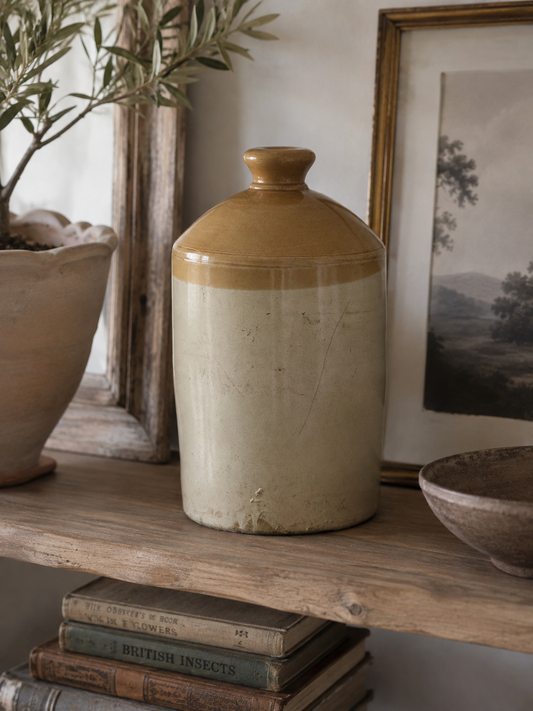 Extra Large English Sandstone Rum Bottle