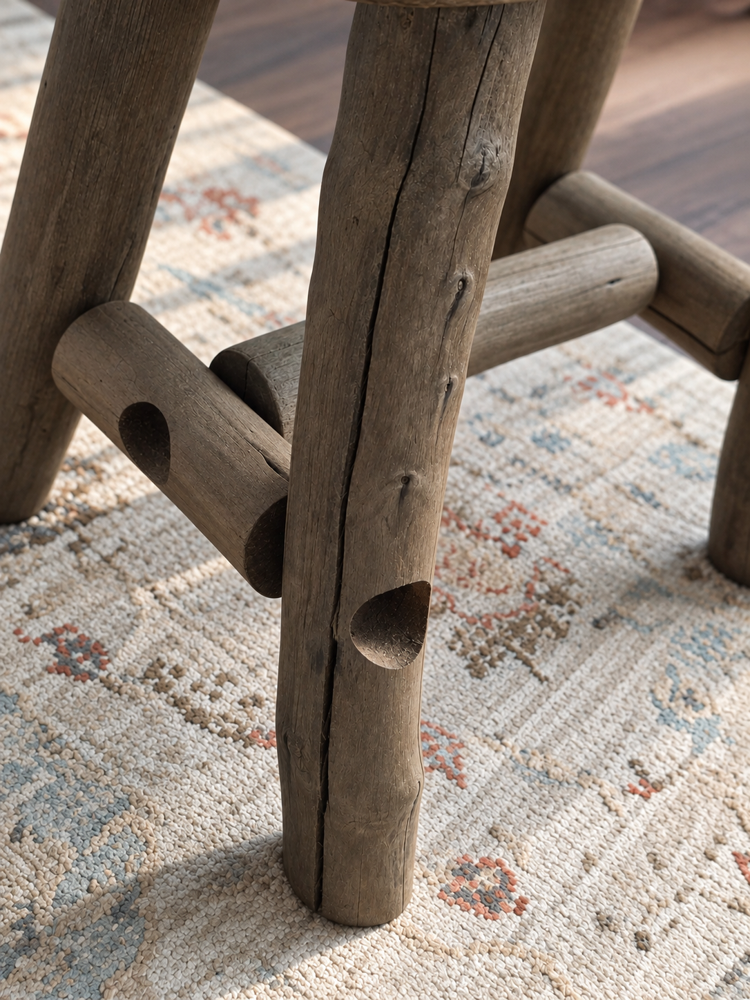 Rustic Milk Stool
