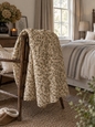 Floral Quilted Throw