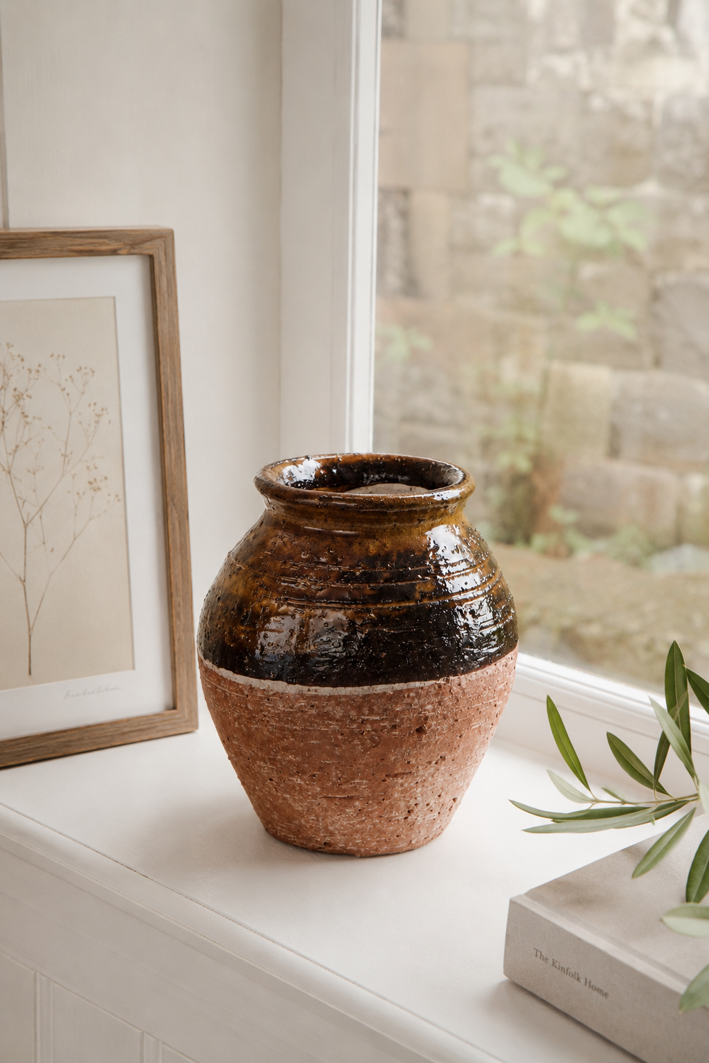 Glazed Terracotta Pot