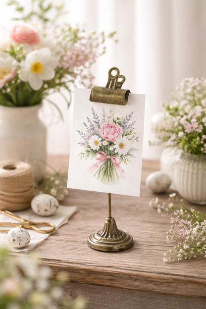 Antique Brushed Brass Stand