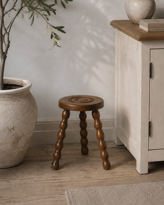 Mini Bobble-Leg Tripod Stool
