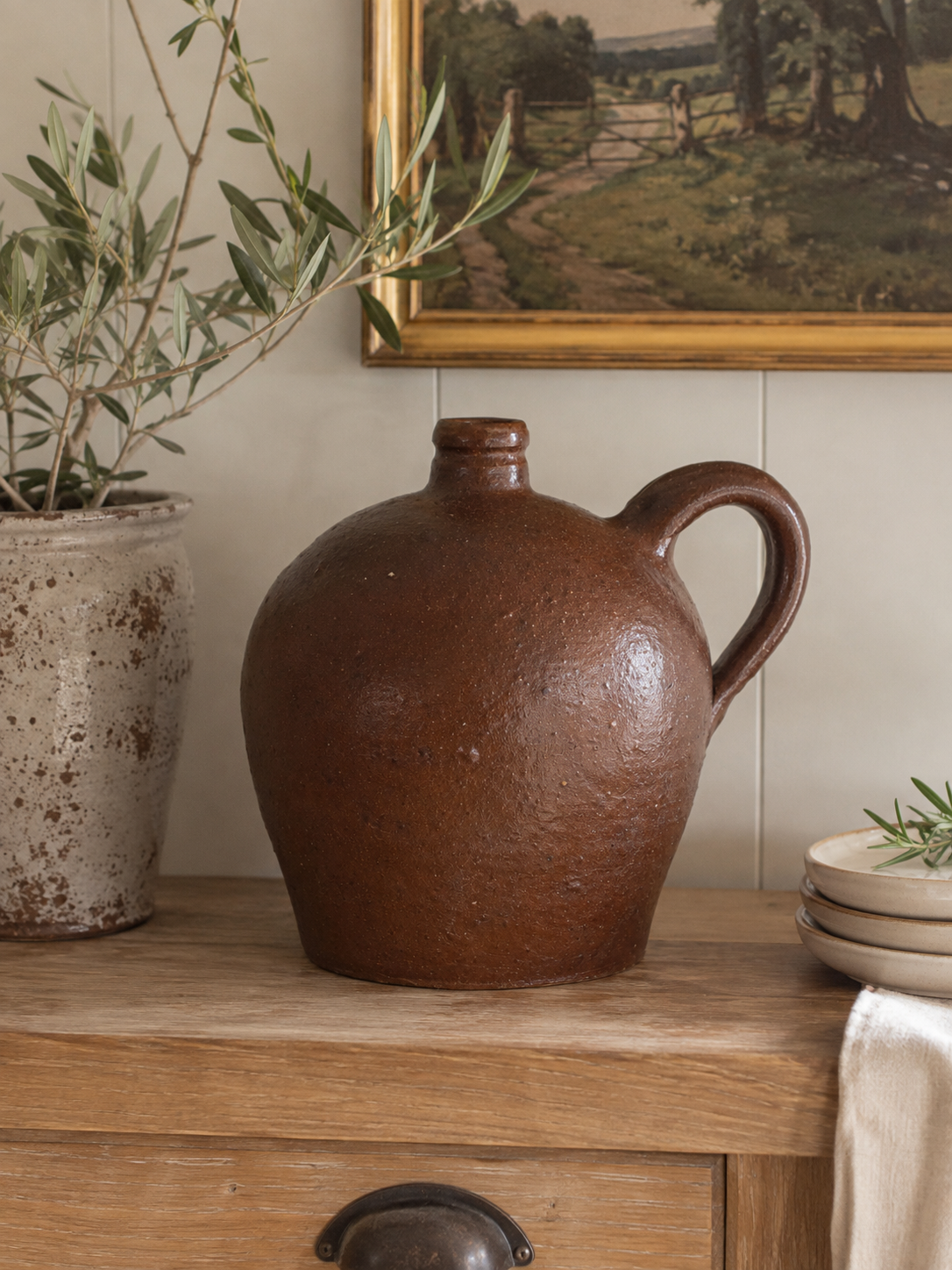 French Stoneware Demi-John