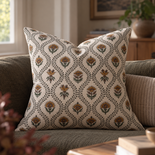 Florence Linen Cushion Cover
